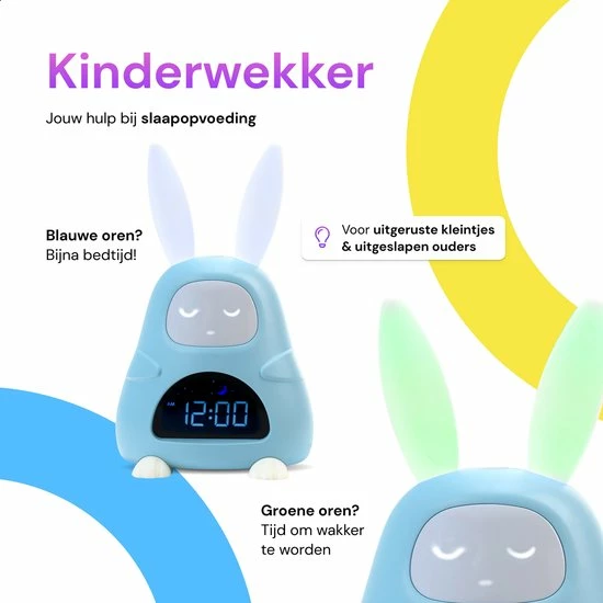 Superity? Superity - Slaaptrainer - Kinderwekker - Nachtlampje Kinderen - Digitale Slaapwekker - Dimbaar - White Noise - Oplaadbaar 4 Superity? Superity - Slaaptrainer - Kinderwekker - Nachtlampje Kinderen - Digitale Slaapwekker - Dimbaar - White Noise - Oplaadbaar - Afbeelding 4