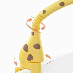 Tumama Baby Muziekmobiel Sterren Projector Lamp Giraffe Geel Bed Box Wiegje - Roterende Bijtring En Rammelaar Speelgoed - Slaaphulp White Noise Sterrenprojector -Telano-winkel 550x550 257