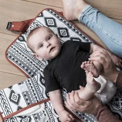 KipKep Napper Verschoonmatje - Uit Gerecyclede Materialen - Machinewasbaar - Etnic Spice -Telano-winkel 550x550 317