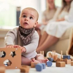Jollein Slab Bandana Meadow - Chestnut - 2 Stuks -Telano-winkel 550x550 319