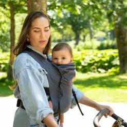 ByKay - Draagzak - Click Carrier Classic - Steelgrey - Organic Cotton