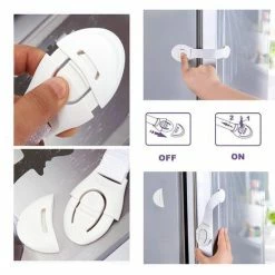 Merkloos Baby Veiligheid Slot - Afsluiten Van Kasten - 4 Stuks -Telano-winkel 550x550 332