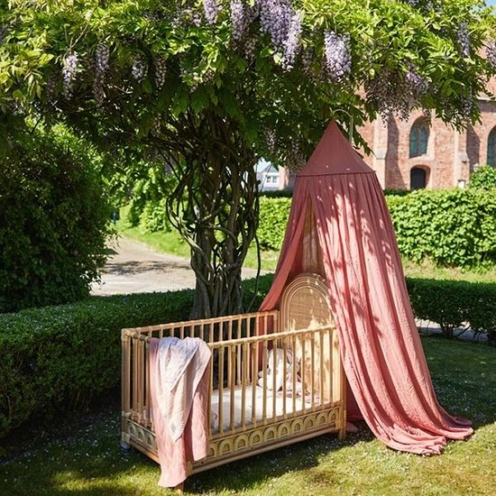 Jollein Baby Klamboe Vintage 245cm - Rosewood 6 Jollein Baby Klamboe Vintage 245cm - Rosewood - Afbeelding 6