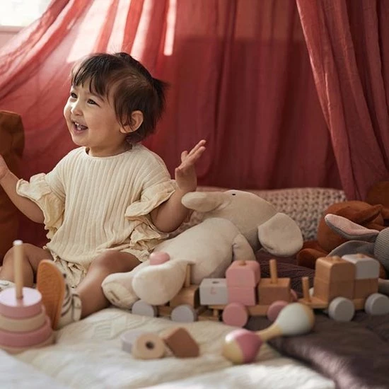 Jollein Baby Klamboe Vintage 245cm - Rosewood 8 Jollein Baby Klamboe Vintage 245cm - Rosewood - Afbeelding 8