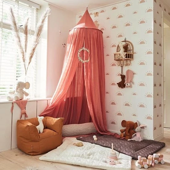 Jollein Baby Klamboe Vintage 245cm - Rosewood 10 Jollein Baby Klamboe Vintage 245cm - Rosewood - Afbeelding 10