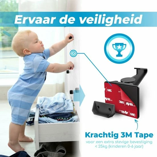 Bablue Kinderslot Kastjes - 4 Stuks - Zwart - Kinderbeveiliging Voor Kasten - Kastslot - Kast Beveiliging Baby - Veiligheidshaakjes - Kastsloten Baby - Kinderslot Kast - Kinderslot Lade - Keukenkastje Beveiliging Kinderen - Kinderslot Keukenkast 10 Bablue Kinderslot Kastjes - 4 Stuks - Zwart - Kinderbeveiliging Voor Kasten - Kastslot - Kast Beveiliging Baby - Veiligheidshaakjes - Kastsloten Baby - Kinderslot Kast - Kinderslot Lade - Keukenkastje Beveiliging Kinderen - Kinderslot Keukenkast - Afbeelding 10