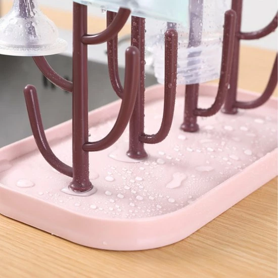 Merkloos Baby Flessen Droogrek - Afdruiprek Met Lekbak - Afwasrek - Baby Flesjes Droogrek - Flessenrek - Kraamcadeau - Baby Cadeau - Grijs 4 Merkloos Baby Flessen Droogrek - Afdruiprek Met Lekbak - Afwasrek - Baby Flesjes Droogrek - Flessenrek - Kraamcadeau - Baby Cadeau - Grijs - Afbeelding 4