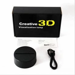 ANiMU 3D Lamp - 16 Kleuren - Naruto - LED Illusie - Bureaulamp - Nachtlampje - Sfeerlamp - Dimbaar - USB Of Batterijen - Afstandsbediening - Anime Cadeau -Telano-winkel 550x550 440