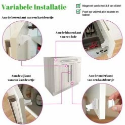 Gohh® Gohh 8 Kinderslot Kastjes Magneetsloten (met 3M Tape) En 2 Sterke Magneetsleutels - Geen Schroeven Nodig 13 Gohh® Gohh 8 Kinderslot Kastjes Magneetsloten (met 3M Tape) En 2 Sterke Magneetsleutels - Geen Schroeven Nodig -Telano-winkel 550x550 473
