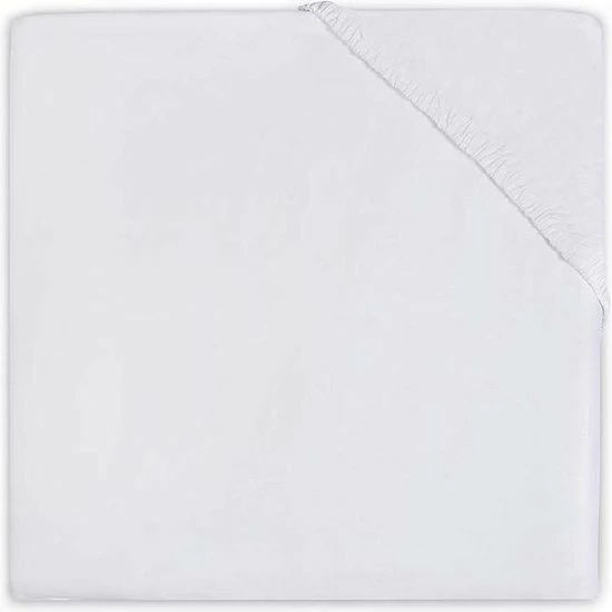 Jollein Hoeslaken Molton Wieg 50x90cm - Wit 1 Jollein Hoeslaken Molton Wieg 50x90cm - Wit