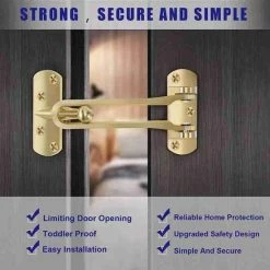 HW Kierstandhouder Voor Deurbeveiliging - 100mm (Zwart) 7 HW Kierstandhouder Voor Deurbeveiliging - 100mm (Zwart) -Telano-winkel 550x550 489