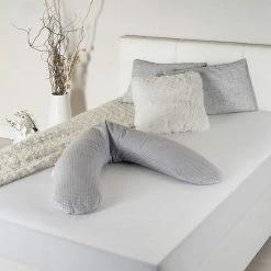 Theraline Voedingskussen En Zwangerschapskussen - Katoen - Grijs Met Stippen -Telano-winkel 550x550 518