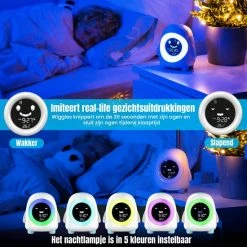 MOONIE'S® Wiggles® - Slaaptrainer Kinderen - Slaapwekker - Kinderwekker - Nachtlampje Kinderen - MOONIE'S -Telano-winkel 550x550 540