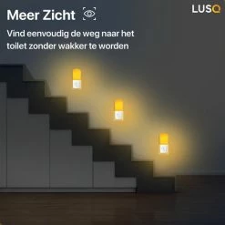 LUSQ? LUSQ - LED Nachtlampje In Stopcontact - 2 Stuks - Dimbare Nachtlampjes Met Sensor - Nacht Lamp Met Dag En Nacht Sensor - -Telano-winkel 550x550 572