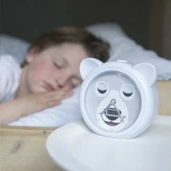 Zazu Bobbie Slaaptrainer - Analoge Kinderwekker Met Tikkend Geluid - Wit -Telano-winkel 550x550 669
