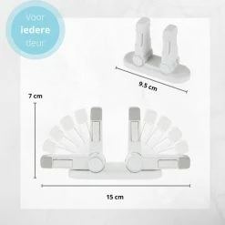 Parabool Deurklink Vergrendeling - Kinderslot Deur - Deurbeveiliging Kinderen En Dieren - 2 Stuks -Telano-winkel 550x550 676