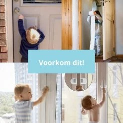 Parabool Deurklink Vergrendeling - Kinderslot Deur - Deurbeveiliging Kinderen En Dieren - 2 Stuks -Telano-winkel 550x550 678