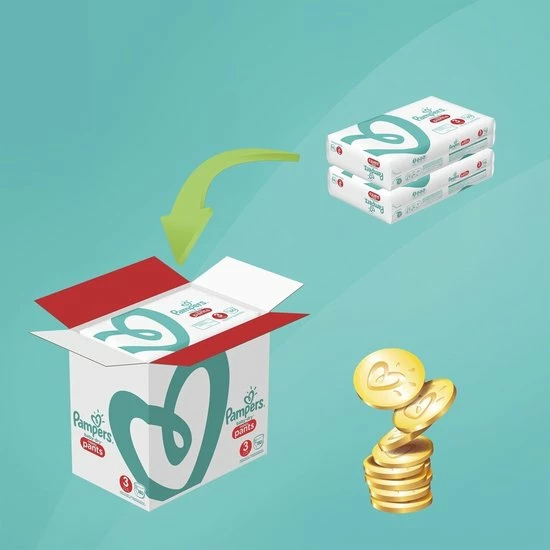 Pampers - Baby Dry Pants - Maat 3 - Mega Pack - 94 Luierbroekjes 2 Pampers - Baby Dry Pants - Maat 3 - Mega Pack - 94 Luierbroekjes - Afbeelding 2