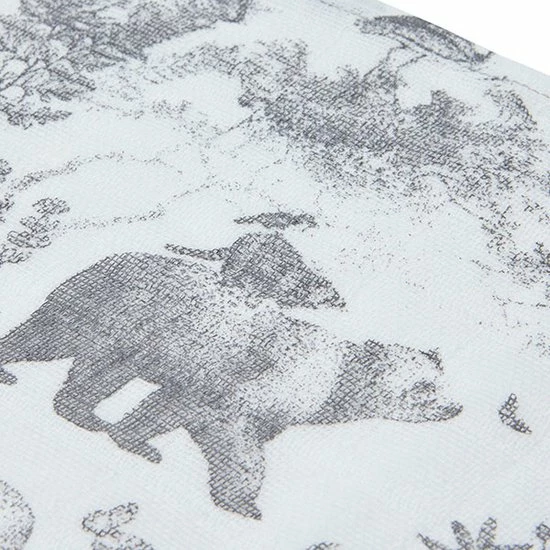 Jollein Hydrofiele Doek 115x115cm Pimpelmees - Forest Animals 7 Jollein Hydrofiele Doek 115x115cm Pimpelmees - Forest Animals - Afbeelding 7