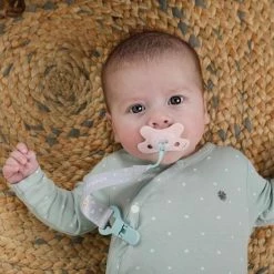 Fopspeen Difrax Newborn Natural Pure | Blossom Roze -Telano-winkel 550x550 706