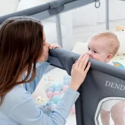 Dendardev - XL Speelbox Met 50 Ballen - Babybox - Playpen - Baby Kruipbox - Grondbox - Kinderbox - Grijs 180cm X 150cm X 68cm -Telano-winkel 550x550 764