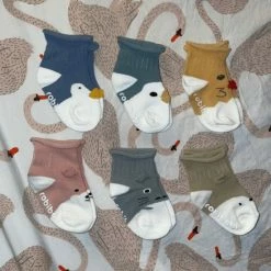 Merkloos Babysokken - Poesje - Katoen - Antislip - 0-12 Maanden - Babysokjes - Baby Slofjes - Kraamcadeau - Baby Cadeau -Telano-winkel 550x550 828