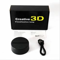 ANiMU 3D Lamp - 16 Kleuren - Naruto - Team 7 - Kakashi - LED Illusie - Bureaulamp - Nachtlampje - Sfeerlamp - Dimbaar - USB Of Batterijen - Afstandsbediening - Anime Cadeau -Telano-winkel 550x550 920