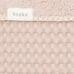 Koeka Baby Dekentje Wieg Wafel Teddy Oslo - Roze/roze - 75x100cm -Telano-winkel 550x550 998