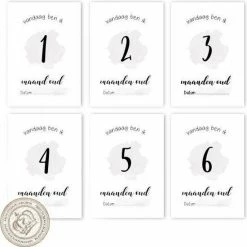 Art Foto Service Groep Mijlpaalkaarten 18 St. - Milestone Kaarten - Mijlpaal - Babykaart - Mijlpaal Baby - Babykaarten - Extended Hello Little Me -Telano-winkel 550x551 22