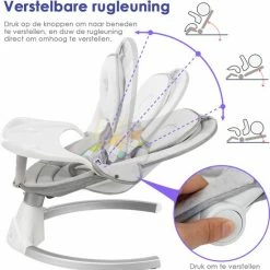 Bioby Wipstoeltjes - Elektrische Babyschommel - Babyschommel Met Eettafel - Babywieg Met Muziek -Telano-winkel 550x558 3
