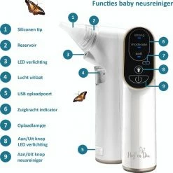 Hoy En Dia Neusreiniger Baby - Elektrische Neuszuiger Met USB Aspirator - Neuspeer -Toetenvegers - Snoetenpoetsers Baby Neusreiniger -Telano-winkel 550x558 5