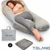 Telano Zwangerschapskussen XXL | Extra Hoes En Opbergtas |Velvet Stof | Voedingskussen | U Vorm | Extra Groot | Zijslaapkussen | Grijs -Telano-winkel 550x559 10