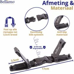 Bellamo Gordelclip - Gordelclip Autostoel - Kinderbeveiliging - Gordelklem - Baby Veiligheid - Gordel Clip - Gordelbeschermer - Gordel Clip - Autostoel -Telano-winkel 550x559 7