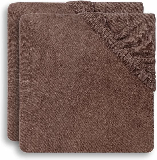 Jollein Aankleedkussenhoes Badstof 50x70cm - Chestnut - 2 Stuks 2 Jollein Aankleedkussenhoes Badstof 50x70cm - Chestnut - 2 Stuks - Afbeelding 2