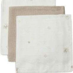 Jollein Monddoekje Hydrofiel Stargaze - Biscuit - 3 Stuks