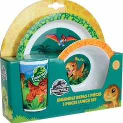 Jurassic World Ontbijtsetje Roarrr - 3 Delig - Polypropyleen