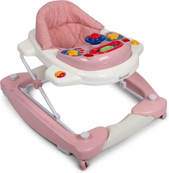 Baninni Loopstoel Classic 2-in-1 Pastel Pink 4 Baninni Loopstoel Classic 2-in-1 Pastel Pink - Afbeelding 4
