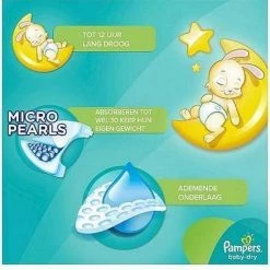 Pampers Baby Dry Luiers - Maat 3 - 6 Tot 10kg -136 Stuks -Telano-winkel 550x567