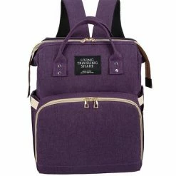 Chris Baby Luier- En Verzorgingstas - Baby Rug Tas Met Bed - Reis Rugzak - Grote Capaciteit - Jongens En Meisjes - Grijs - Luier Tas - Verzorgingstas Baby - Uitschuifbaar Verschoon/ Slaap Bedje Multifunctionele Rugzak 0-1 Jaar Grijs -Telano-winkel 550x568 1