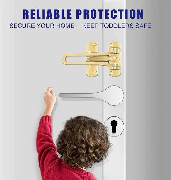 HW Kierstandhouder Voor Deurbeveiliging - 100mm (Zwart) 3 HW Kierstandhouder Voor Deurbeveiliging - 100mm (Zwart) - Afbeelding 3