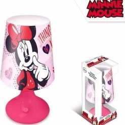 Disney Minnie Mouse Tafellamp - 18 Cm - Roze 7 Disney Minnie Mouse Tafellamp - 18 Cm - Roze -Telano-winkel 550x579 1