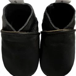 BabySteps Babyslofjes Plain Black Maat 20/21