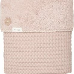 Koeka Baby Dekentje Wieg Wafel Teddy Oslo - Roze/roze - 75x100cm