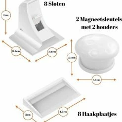 Gohh® Gohh 8 Kinderslot Kastjes Magneetsloten (met 3M Tape) En 2 Sterke Magneetsleutels - Geen Schroeven Nodig 17 Gohh® Gohh 8 Kinderslot Kastjes Magneetsloten (met 3M Tape) En 2 Sterke Magneetsleutels - Geen Schroeven Nodig -Telano-winkel 550x587