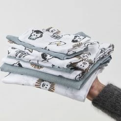 Meyco Animal Hydrofiele Doeken - 3-pack - Multicolour - 70x70cm -Telano-winkel 550x596 5