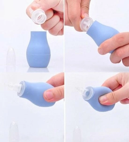 Go Go Gadget Neusreiniger Voor Baby En Kind - Neuspompje - Nose Cleaner - Nasal Aspirator - Neuszuiger - Blauw 3 Go Go Gadget Neusreiniger Voor Baby En Kind - Neuspompje - Nose Cleaner - Nasal Aspirator - Neuszuiger - Blauw - Afbeelding 3