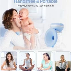 Fuegobird Draagbare Elektrische Borstkolf - Inclusief Opslagruimte Voor Melk - Oplaadbaar - Kolfapparaten - Borstvoeding - BPA Vrij -Telano-winkel 550x607