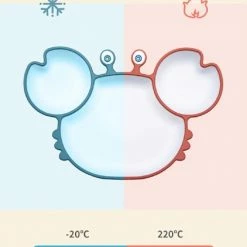 LuxeBass Siliconen Baby Bord Met Zuignap | Onbreekbaar Bordje Met Vakkenvoor Kinderen | Eetbord Kinderbord Geschikt Voor Peuters En Kleuters | Roze -Telano-winkel 550x607 5