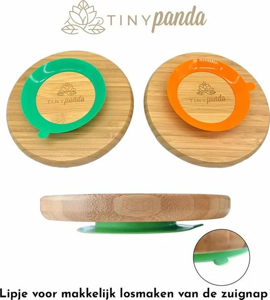 Tiny Panda - Kinderservies Bamboe - Kinderbord - Baby Lepeltjes - Baby Servies - 2 Kinderborden - Kinderservies Set 3 Tiny Panda - Kinderservies Bamboe - Kinderbord - Baby Lepeltjes - Baby Servies - 2 Kinderborden - Kinderservies Set - Afbeelding 3