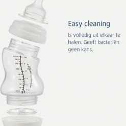Difrax - S-Fles Natural - Babyfles Bruin- 0+ Maanden - 170ml -Telano-winkel 550x613 3